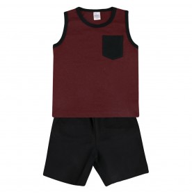FIFFY LITTLE POCKET TANK TOP SUIT
