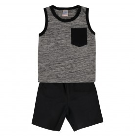 FIFFY LITTLE POCKET TANK TOP SUIT