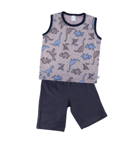 FIFFY ADORABLE DINOSAUR TANK TOP SUIT