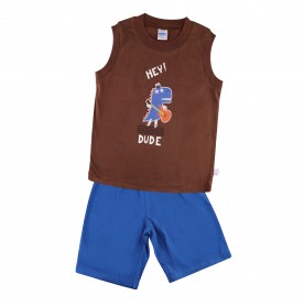 FIFFY HEY DINOSAUR T-SHIRT SUIT