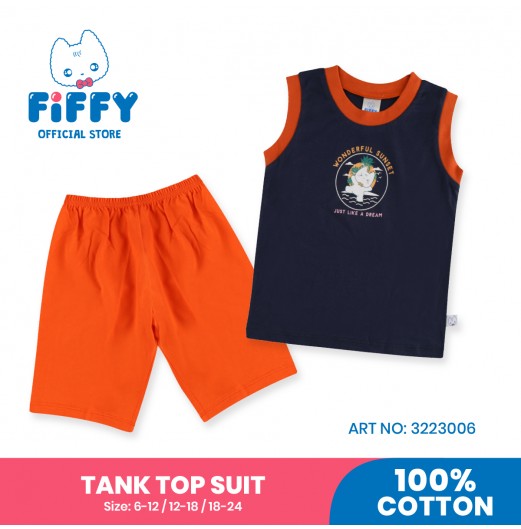 FIFFY WONDERFUL SUNSET TANK TOP SUIT