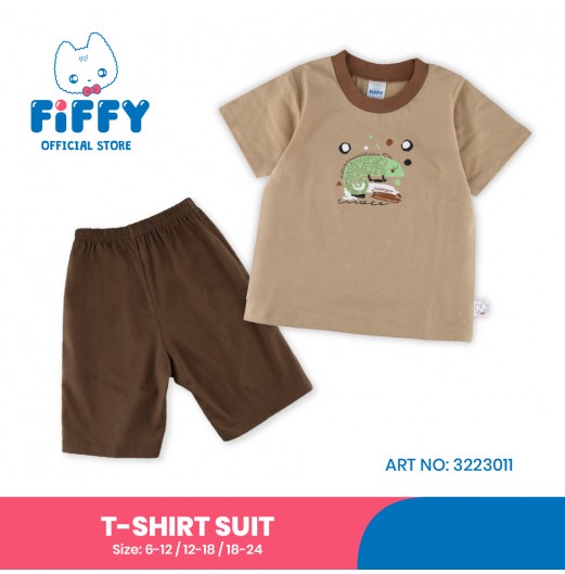 FIFFY BAJU BAYI CHEERY CHAMELEON T-SHIRT SUIT (3223011)