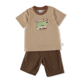 FIFFY BAJU BAYI CHEERY CHAMELEON T-SHIRT SUIT (3223011)