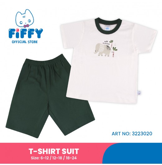 FIFFY HELLO ELEPHANT T-SHIRT SUIT