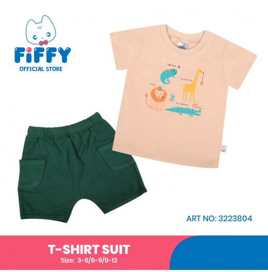 FIFFY SAFARI PLAYTIME T-SHIRT SUIT