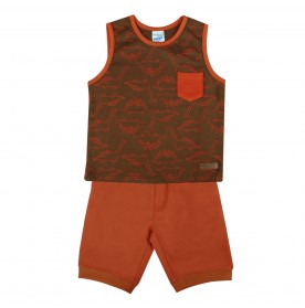 FIFFY JURASSIC JOY TANK TOP SUIT