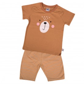 FIFFY TEDDY BEAR T-SHIRT SUIT