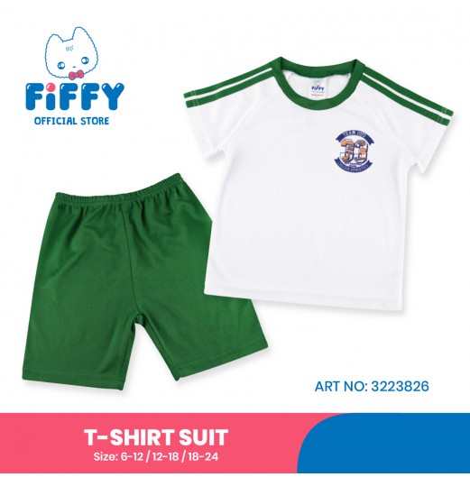 FIFFY BAJU BAYI ACTIVE SPIRIT T-SHIRT SUIT (3223826)