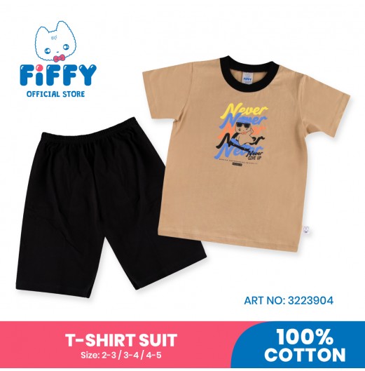 FIFFY NEVER GIVE UP T-SHIRT SUIT