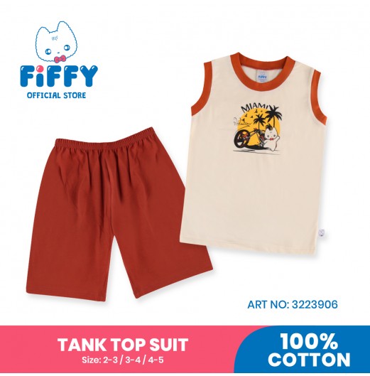 FIFFY WILD BEACH TANK TOP SUIT