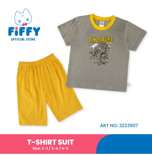 FIFFY DINOSAURS IN SPACE T-SHIRT SUIT