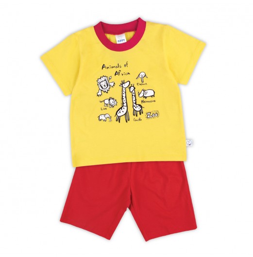 FIFFY ANIMAL OF AFRICA T-SHIRT SUIT