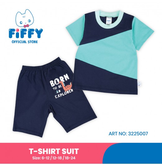 FIFFY BAJU BAYI EXPLORER T-SHIRT SUIT (3225007)