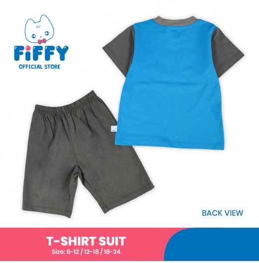 FIFFY BAJU BAYI TRICERATOPS T-SHIRT SUIT (3225008)