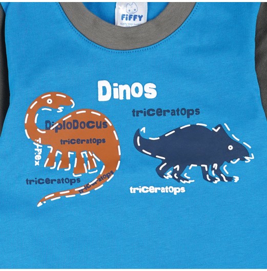 FIFFY BAJU BAYI TRICERATOPS T-SHIRT SUIT (3225008)