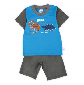 FIFFY BAJU BAYI TRICERATOPS T-SHIRT SUIT (3225008)