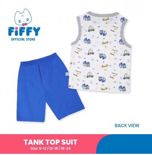 FIFFY VROOM VROOM EXPLORER BAJU BAYI TANK TOP SUIT (3225012)