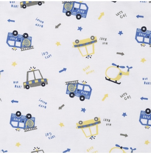 FIFFY TINY WHEELS POCKET BAJU BAYI T-SHIRT SUIT (3225013)