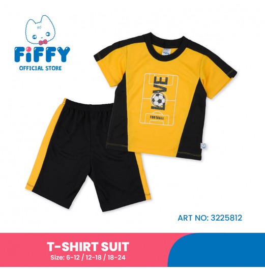FIFFY BAJU BAYI LOVE FOOTBALL T-SHIRT SUIT (3225812)
