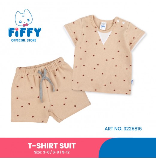 FIFFY COMFORT BAJU BAYI T-SHIRT SUIT (3225816)