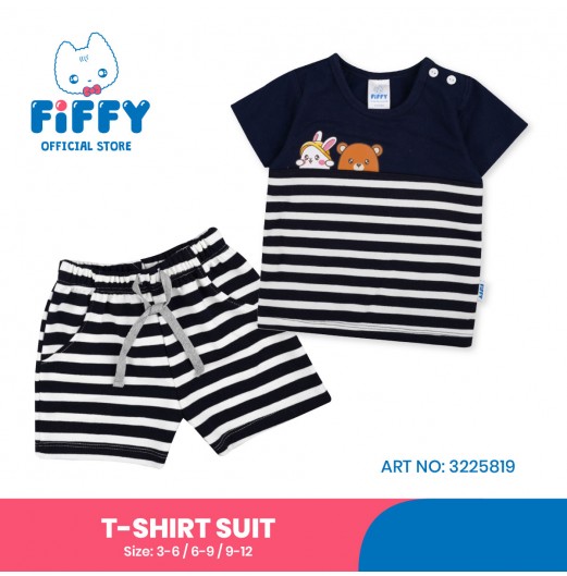 FIFFY PEEKABOO BAJU BAYI T-SHIRT SUIT (3225819)