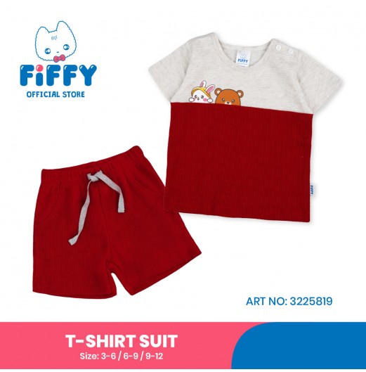 FIFFY PEEKABOO BAJU BAYI T-SHIRT SUIT (3225819)