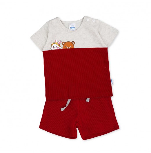 FIFFY PEEKABOO BAJU BAYI T-SHIRT SUIT (3225819)