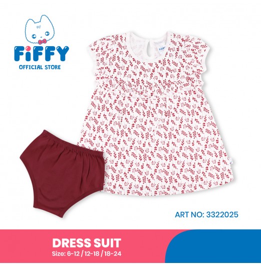 FIFFY REDNESS LEAF DRESS SUIT