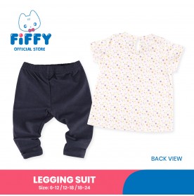 FIFFY POLKA DOTS LEGGING SUIT