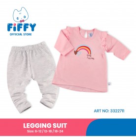 FIFFY LOVELY RAINBOW LEGGING SUIT