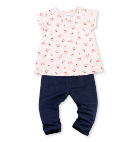FIFFY PINKY MARK LEGGING SUIT