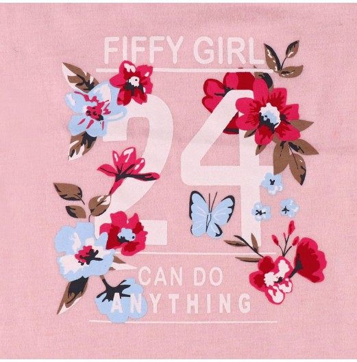FIFFY FLOWER AND BUTTERFLY BLOUSE SUIT