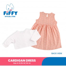 FIFFY UNRESTRAINED LEAF CARDIGAN DRESS