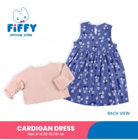 FIFFY MINI FLOWERS CARDIGAN DRESS