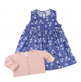 FIFFY MINI FLOWERS CARDIGAN DRESS