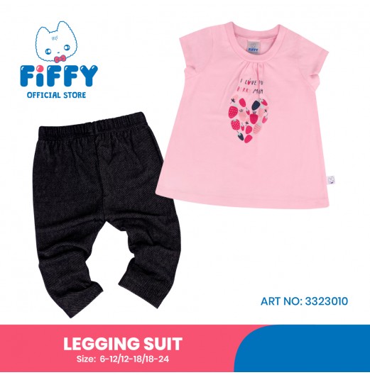 FIFFY LOVE BERRY LEGGING SUIT