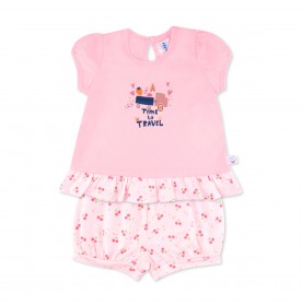 FIFFY TIME TO TRAVEL BLOUSE SUIT