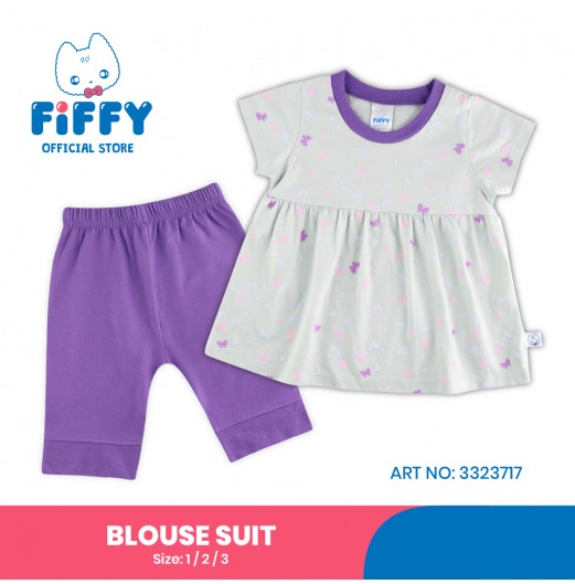 FIFFY BAJU BAYI BUTTERFLY PARADISE BLOUSE SUIT (3323717)