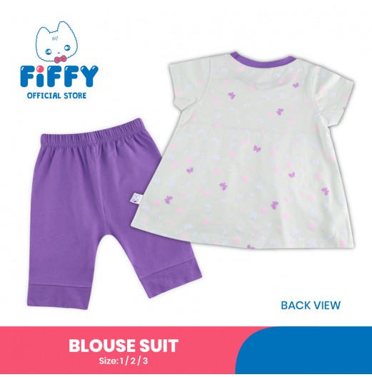 FIFFY BAJU BAYI BUTTERFLY PARADISE BLOUSE SUIT (3323717)