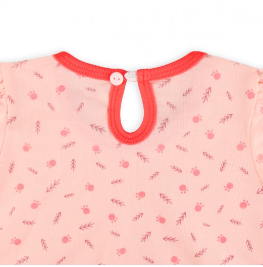 FIFFY BLUSH PAWS LEGGING SUIT