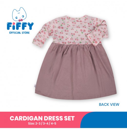 FIFFY CHERRY SMILE CARDIGAN DRESS