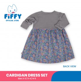 FIFFY DREAM FLOWER CARDIGAN DRESS
