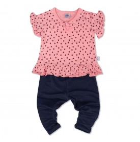 FIFFY LOVE DOTS BLOUSE SUIT
