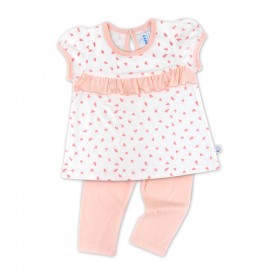 FIFFY  PINK LOVE LEGGING SUIT