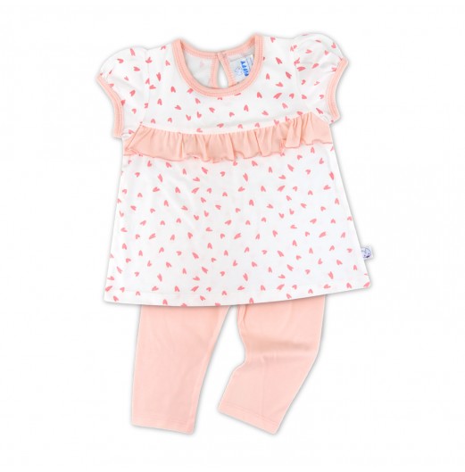 FIFFY  PINK LOVE LEGGING SUIT