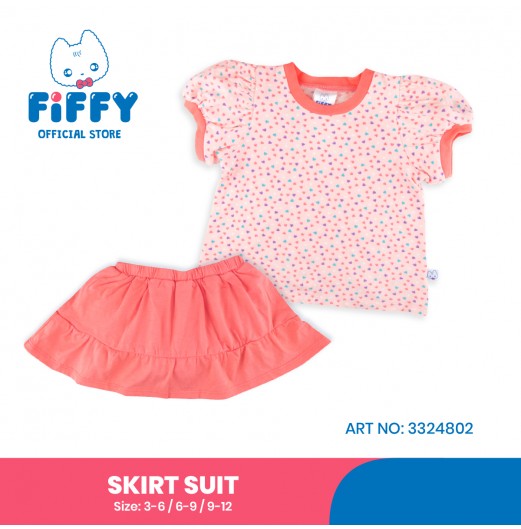 FIFFY PINKY LOVE SKIRT SUIT