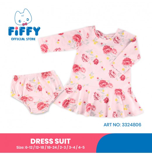 FIFFY FLORAL WISP DRESS SUIT