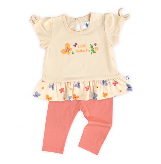 FIFFY BAJU BAYI LOVE BUTTERFLY LEGGING SUIT (3325001)
