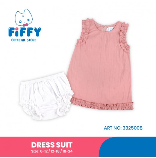 FIFFY VINTAGE RUFFLE BAJU BAYI DRESS SUIT (3325008)