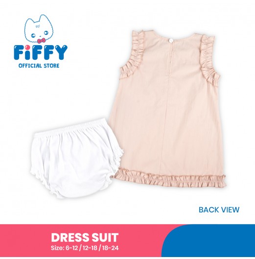 FIFFY VINTAGE RUFFLE BAJU BAYI DRESS SUIT (3325008)
